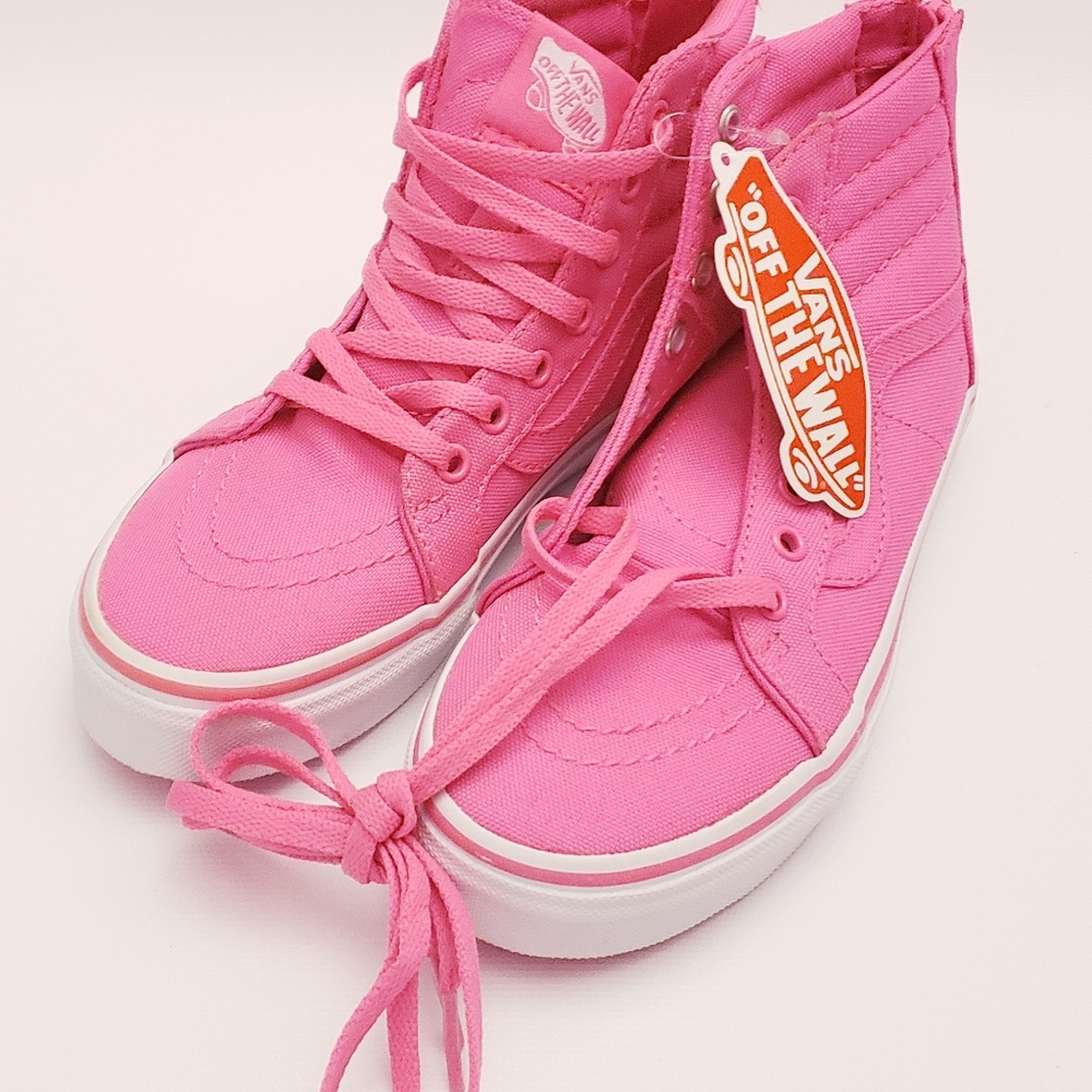 KIDS NEON CANVAS SK8-HI ZIPPER
